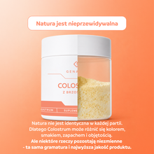 Załaduj obraz do przeglądarki galerii, Colostrum z brzoskwinią, proszek 60 g
