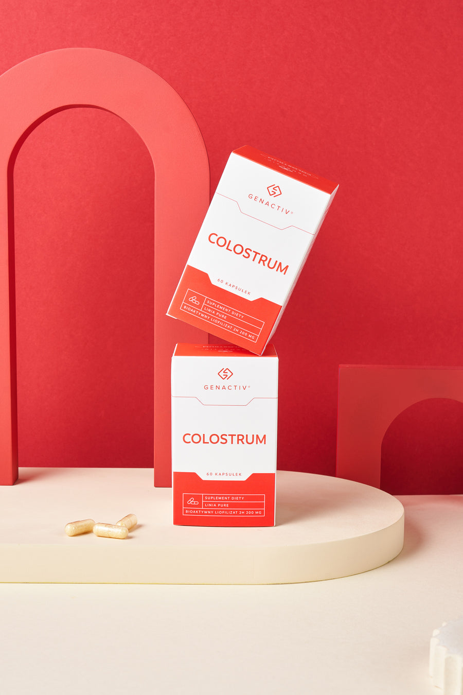 Colostrum Genactiv, kapsułki - dwupak