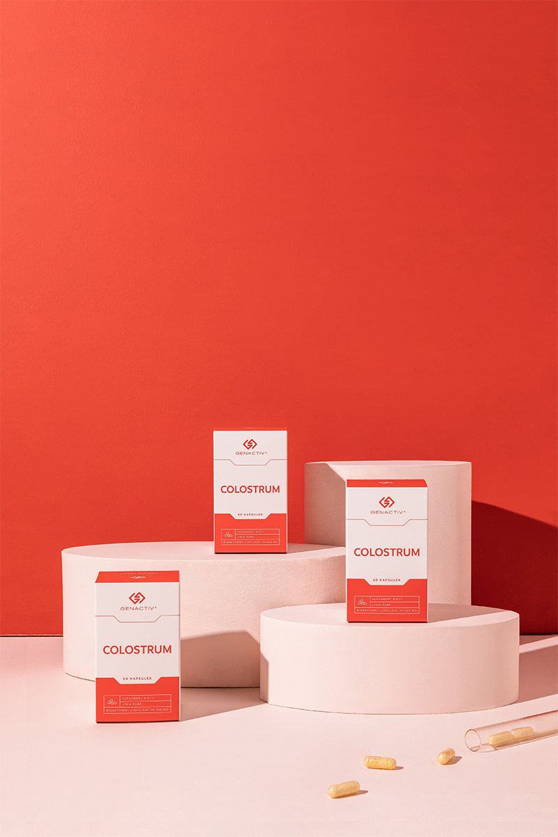 Colostrum Genactiv, kapsułki - trójpak