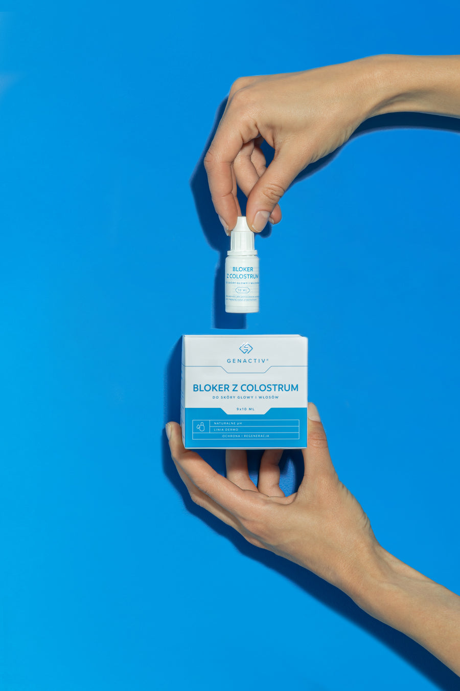 Bloker z colostrum Genactiv – opakowanie produktu